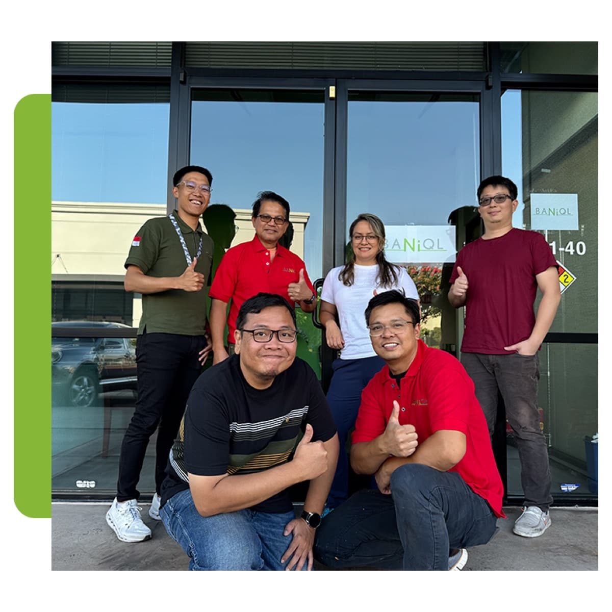 The BANIQL team at the Indonesia pre-pilot facility