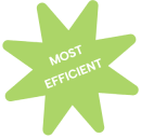 MOST EFFICIENT